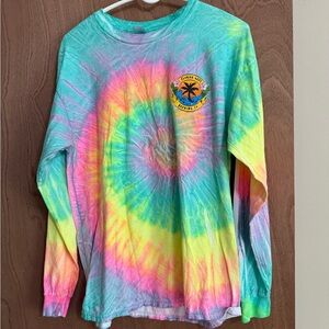 Colorful Tie-Dye Long Sleeve Shirt